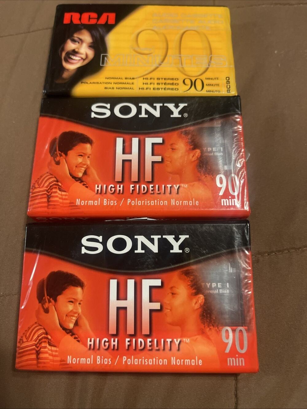 Lot Of New Cassette Tapes Sealed 90 Minute 3 Sony RCA Music Recording